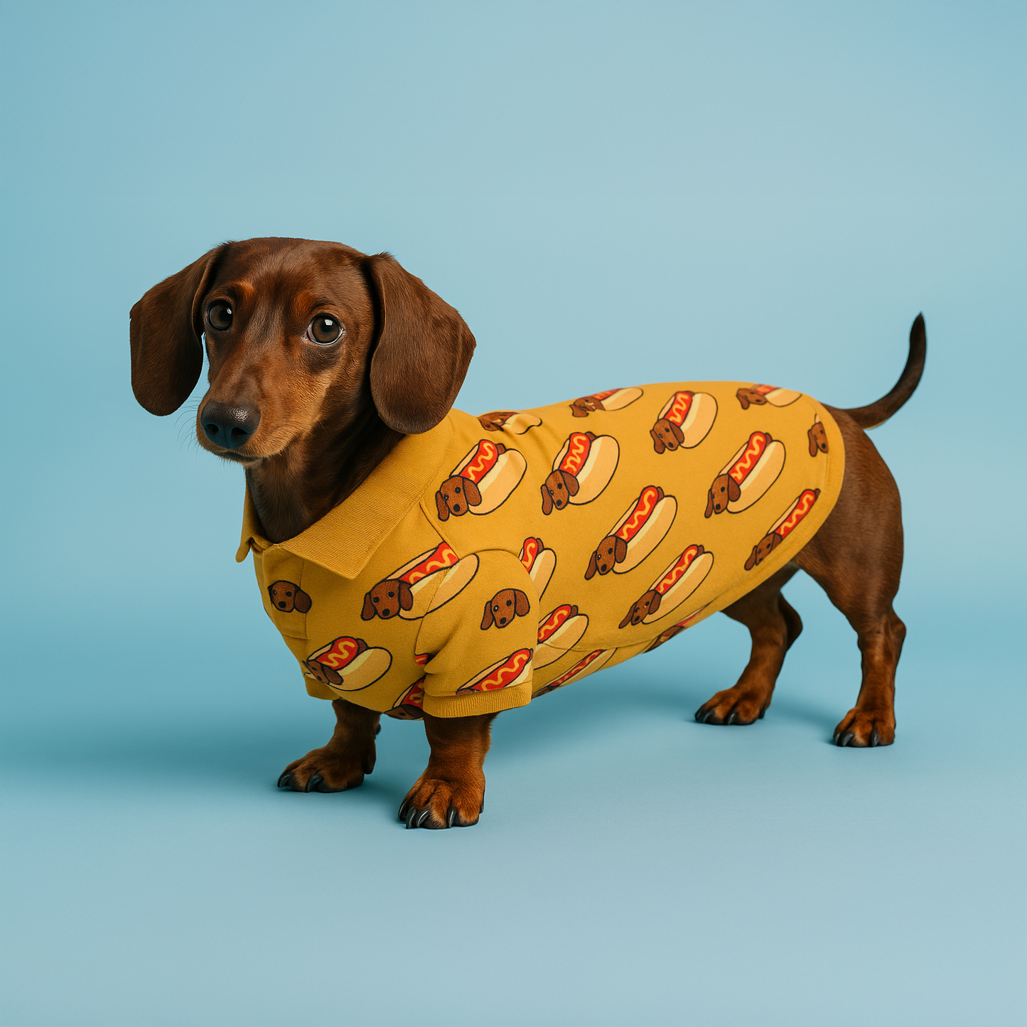 Hot Dog Polo Shirt